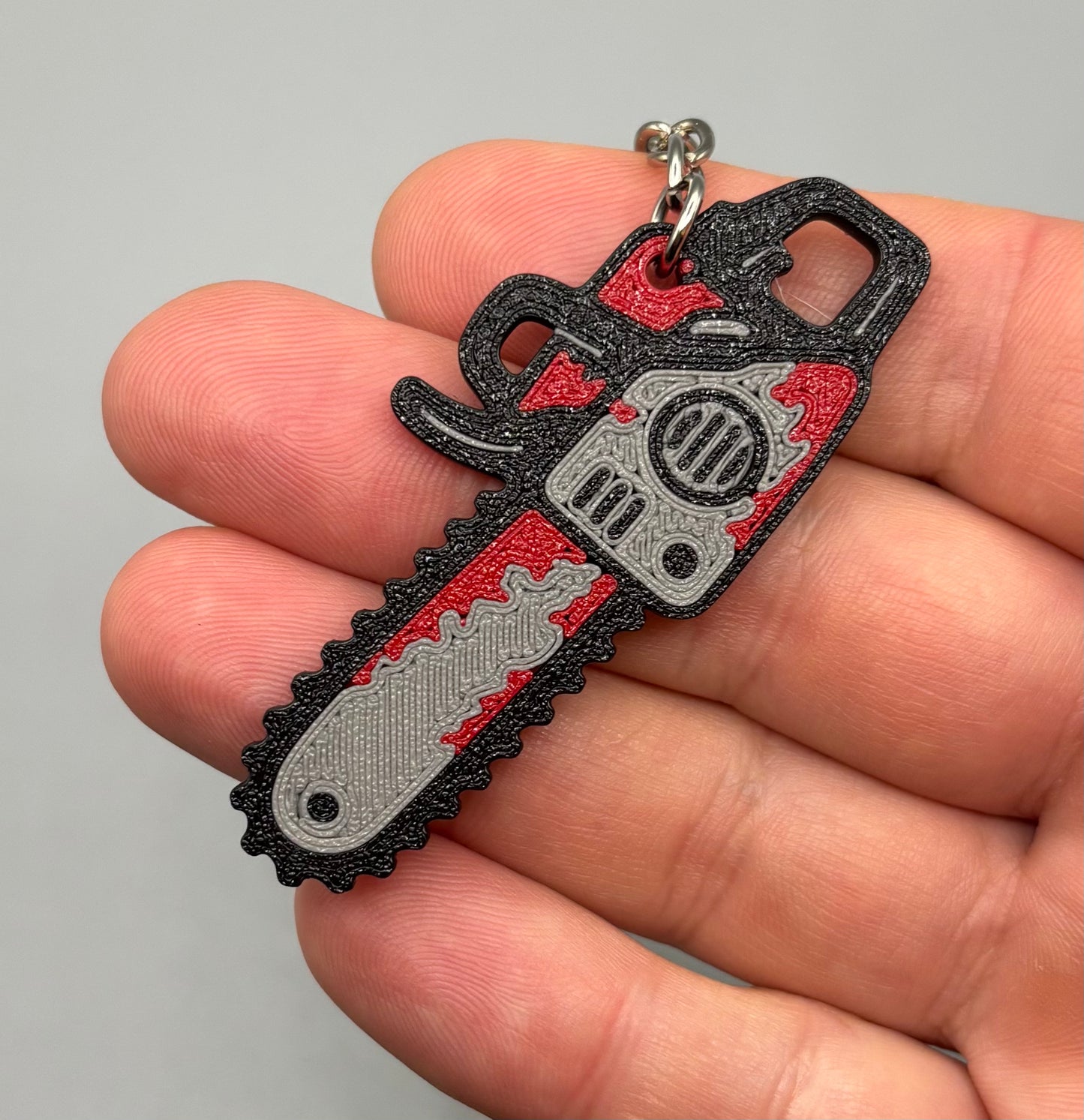 Bloody Chainsaw Keychain