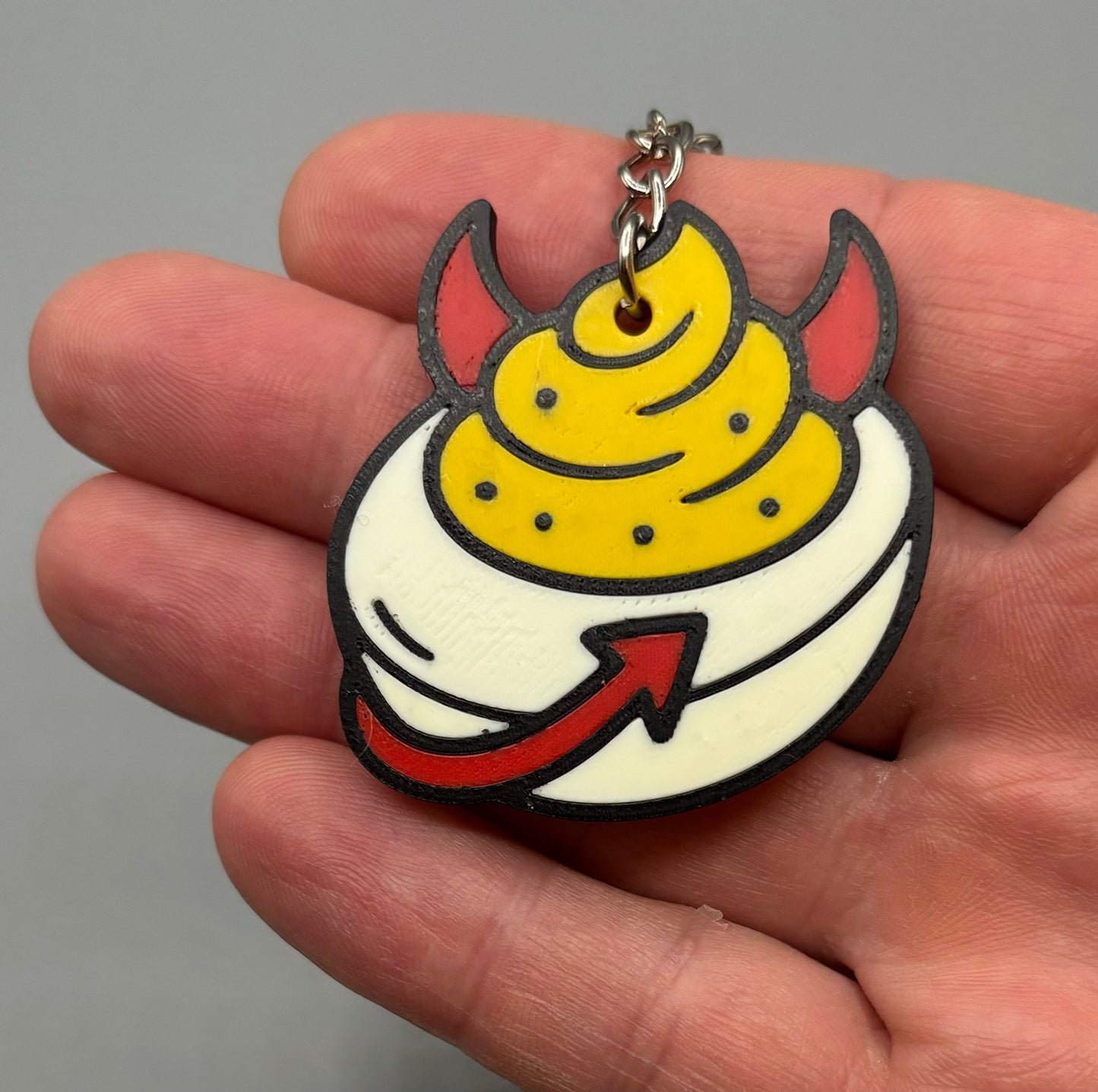 Devil Egg Keychain