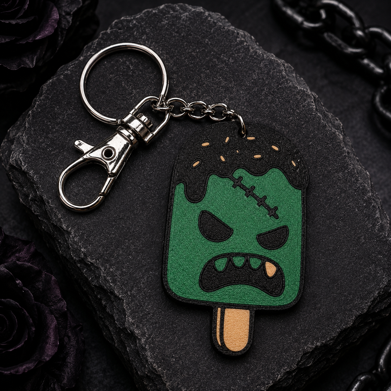 Zombie Pop Keychain
