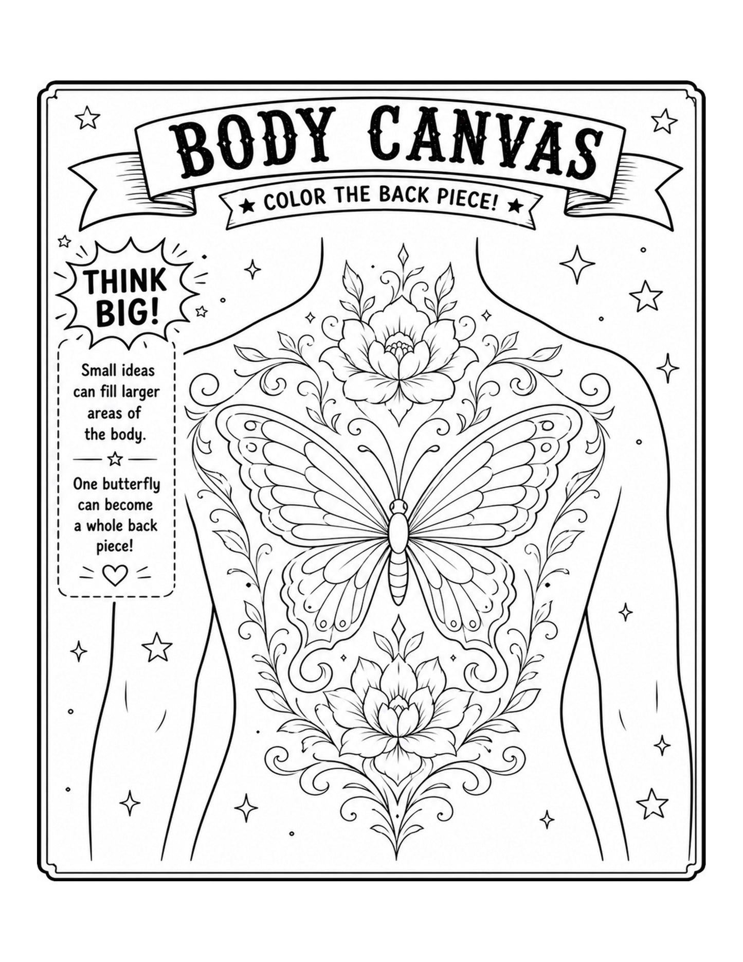 Future Tattoo Artist Coloring & Activity Book
