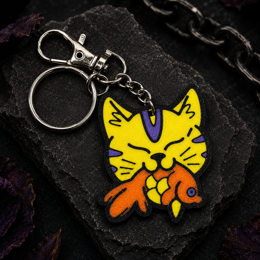 Sushi Cat Keychain