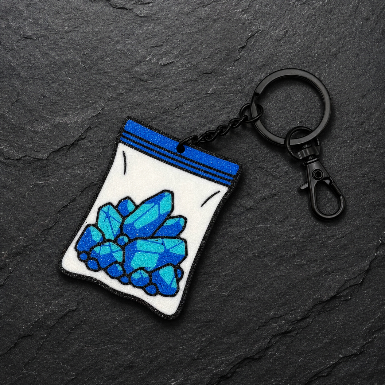 Breaking Blue Keychain