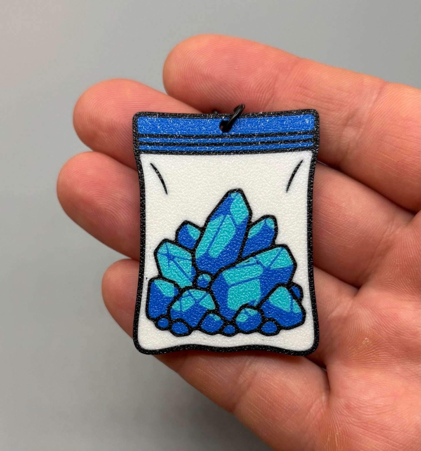 Breaking Blue Keychain