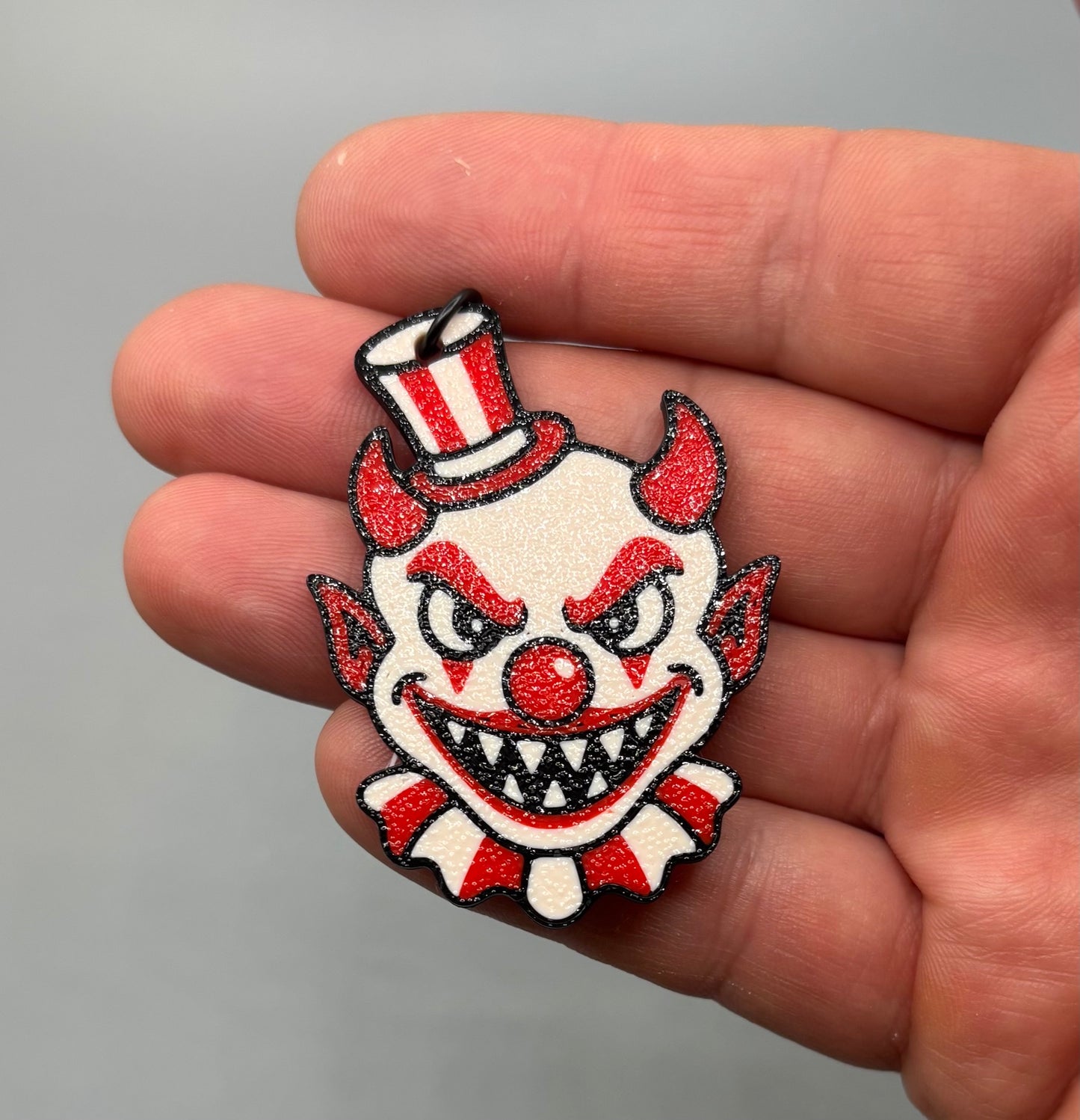 Devil Clown Keychain