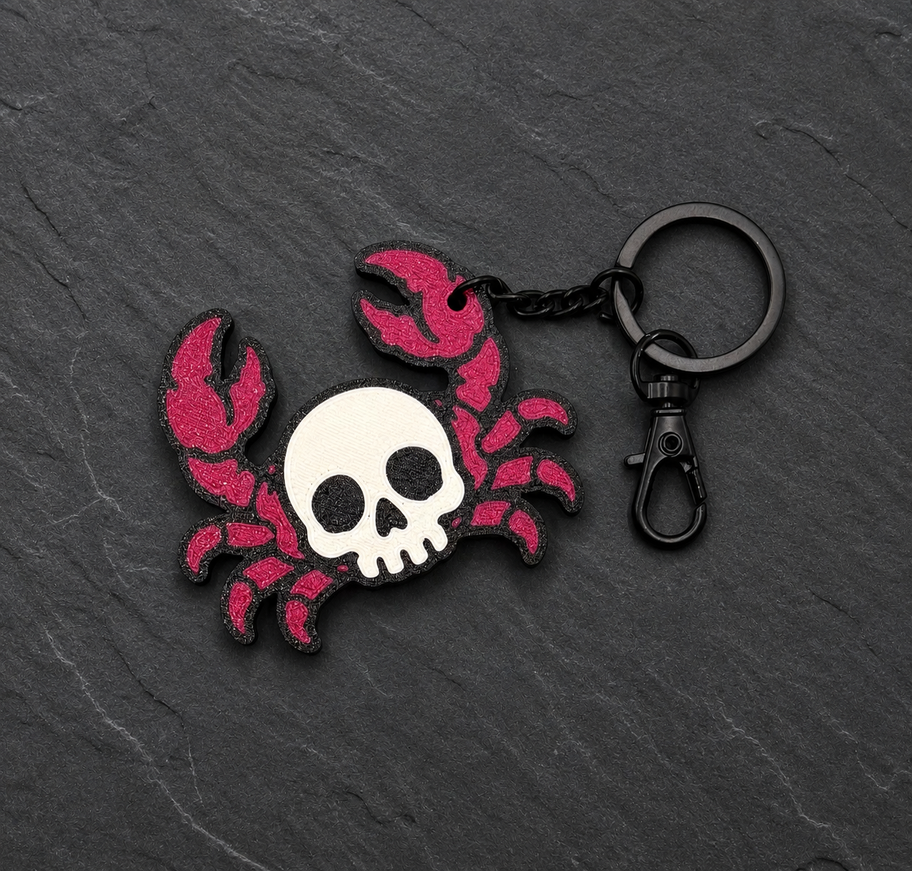 Skull Crab Keychain