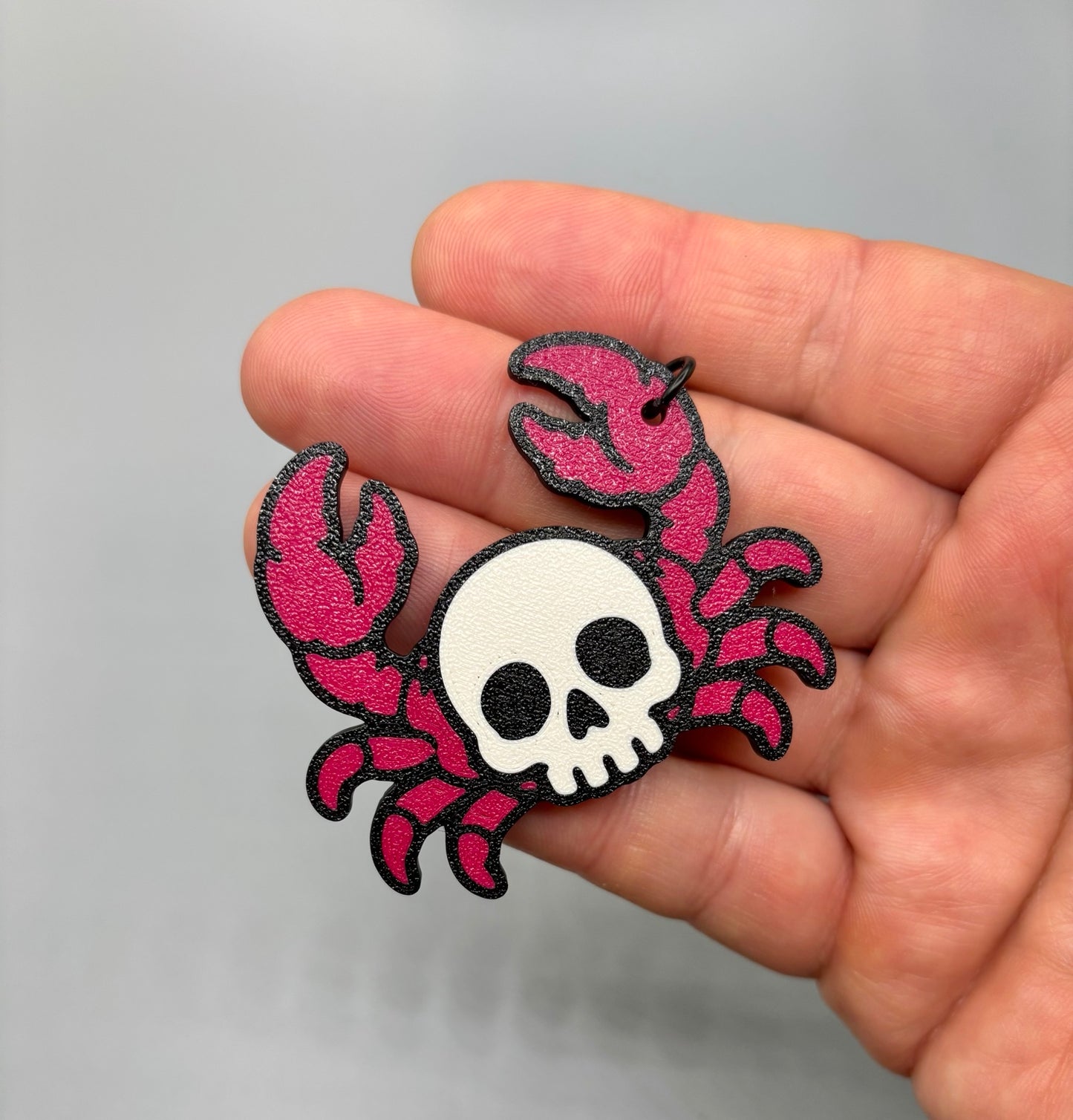 Skull Crab Keychain