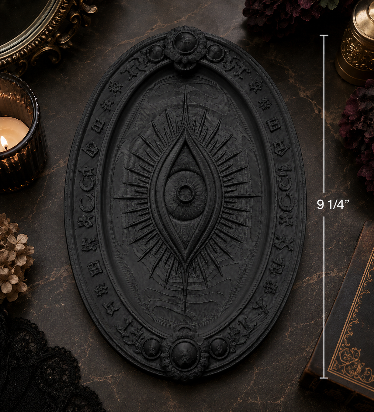 Gothic All-Seeing Eye Jewelry Tray