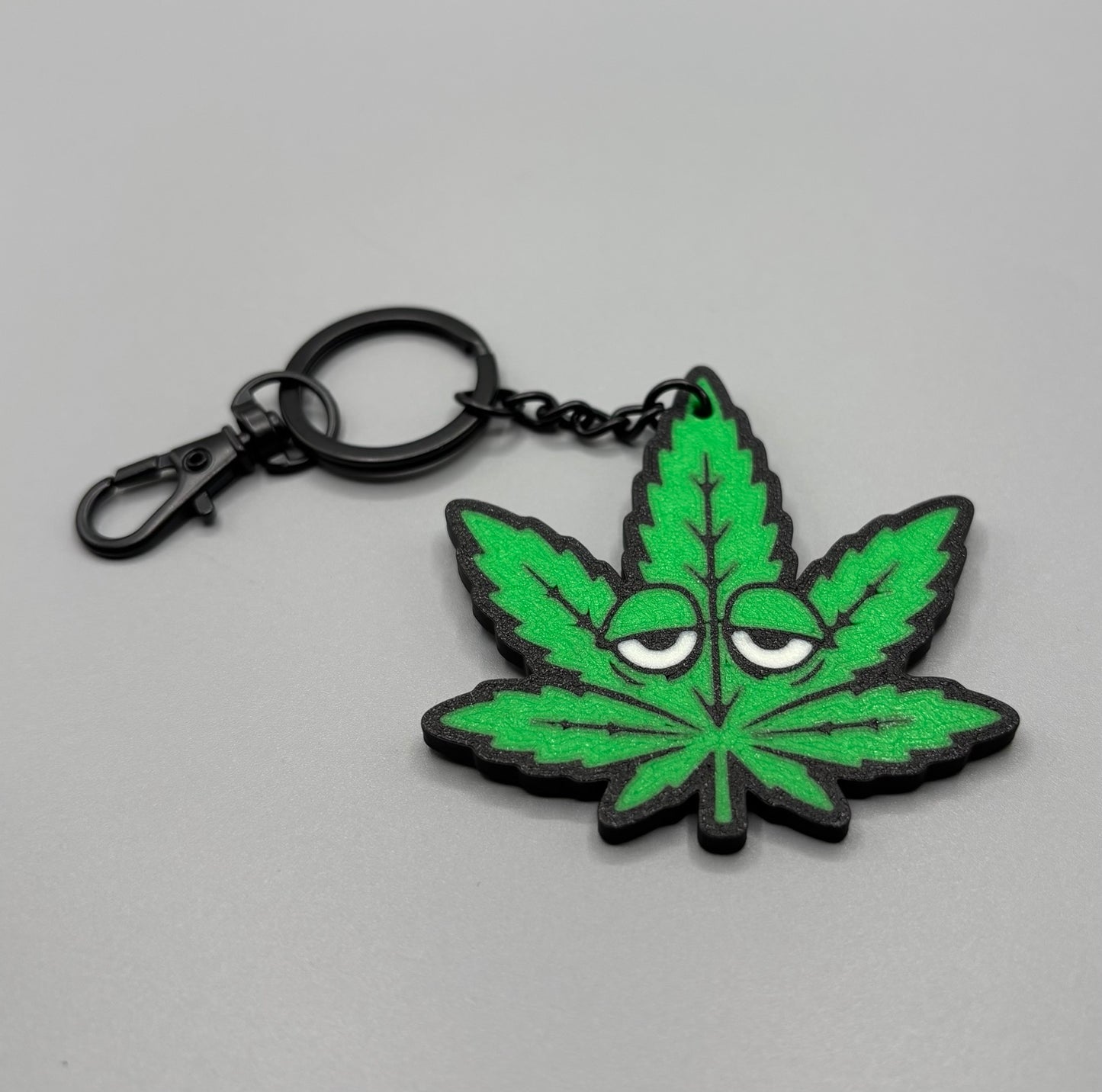 Lazy Leaf Keychain