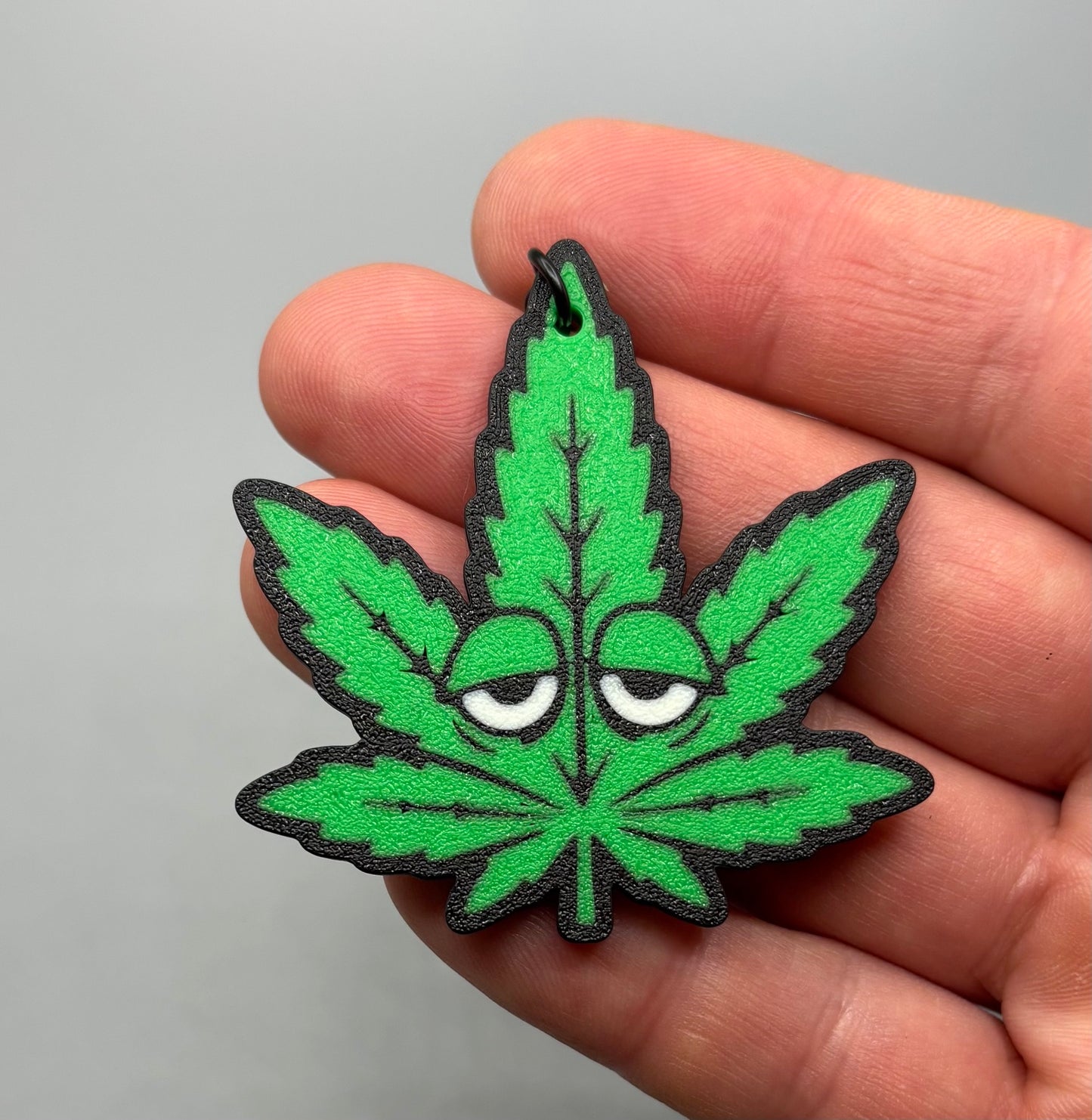 Lazy Leaf Keychain