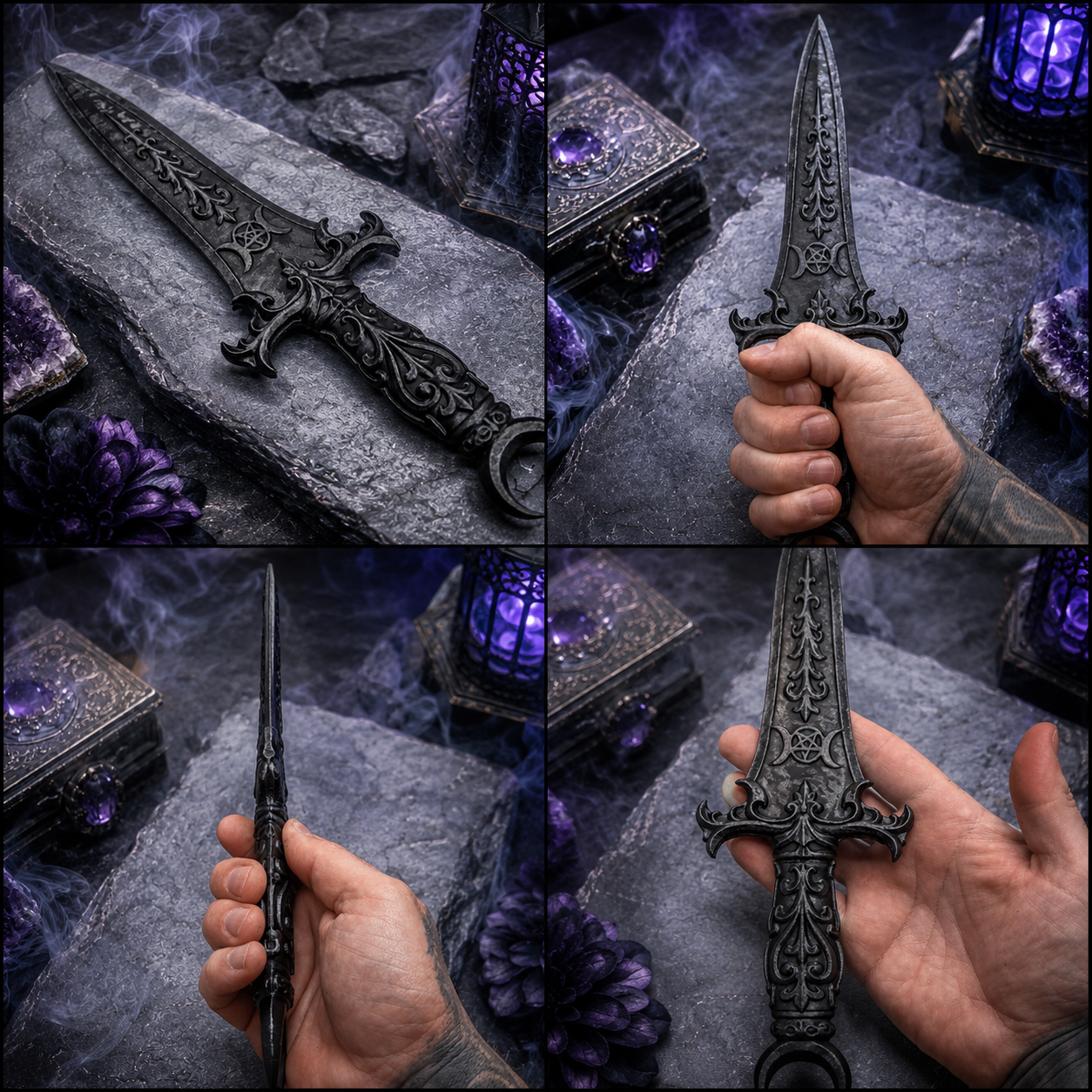 Gothic Witch Dagger Decor
