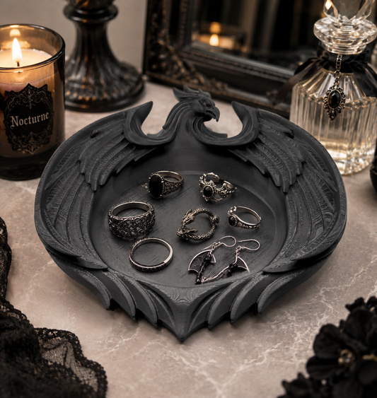 Gothic Dragon Jewelry Dish