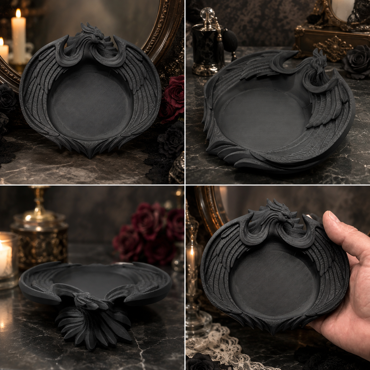 Gothic Dragon Jewelry Dish