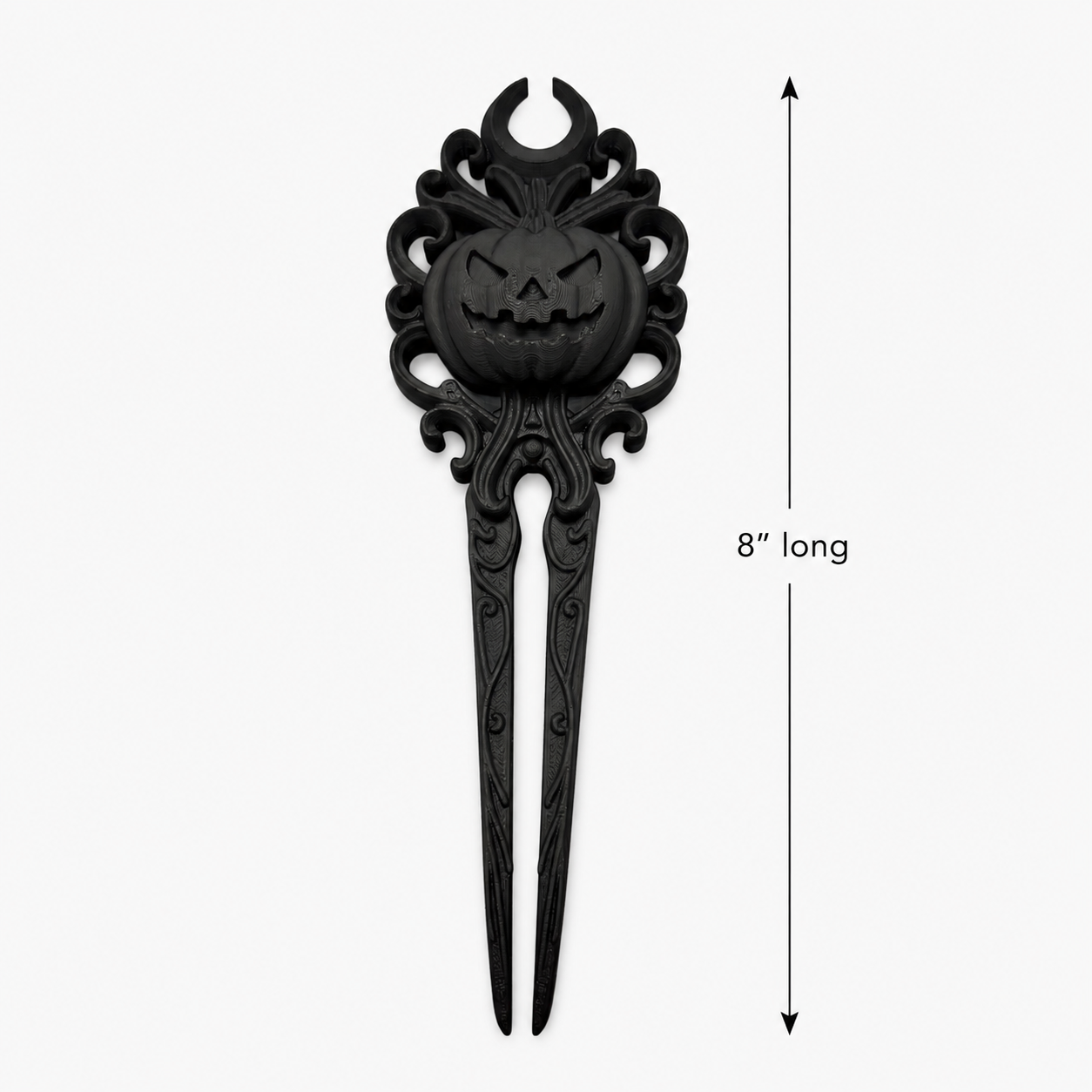 Gothic Pumpkin Hair Fork