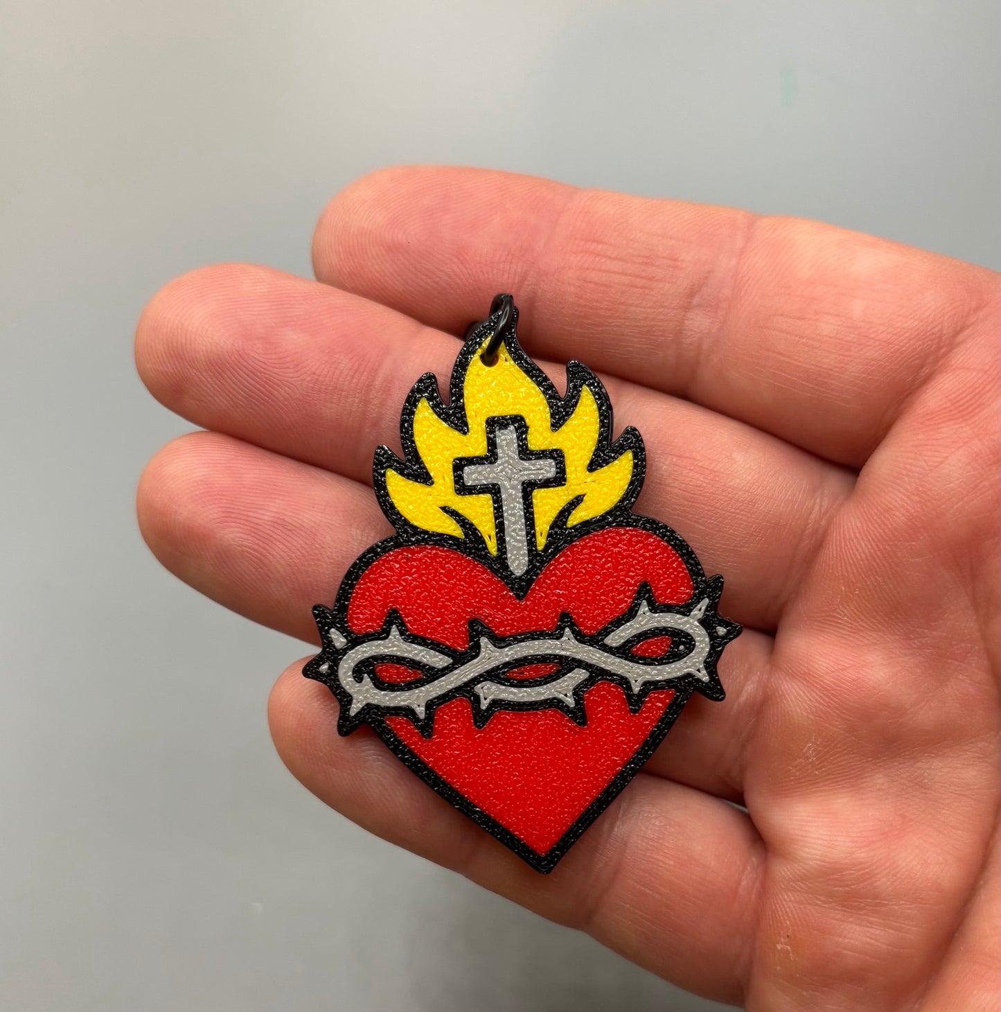 Sacred Heart Keychain