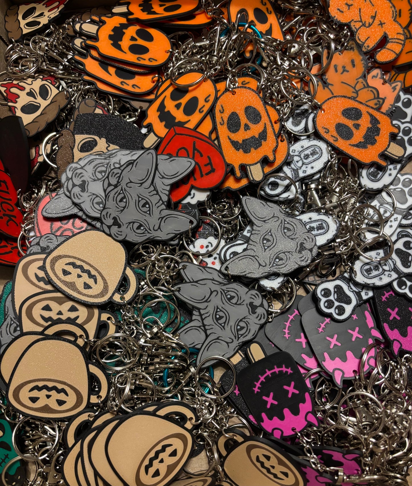 Haunted Ouija Planchette Keychain