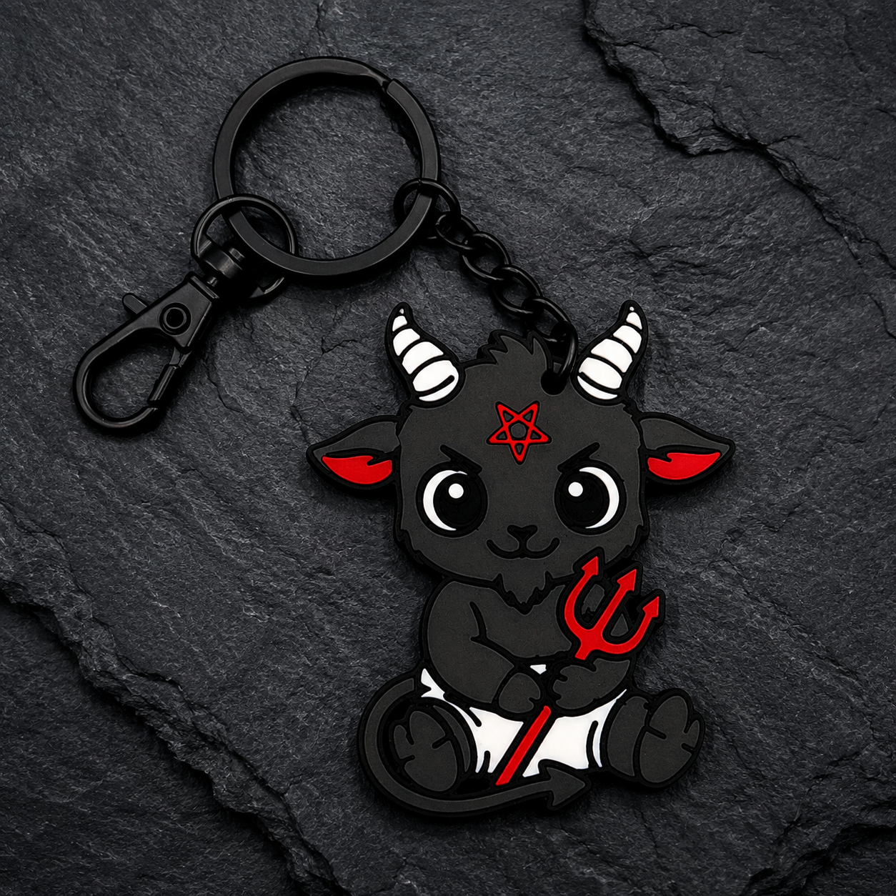 Baby Demon Goat Keychain