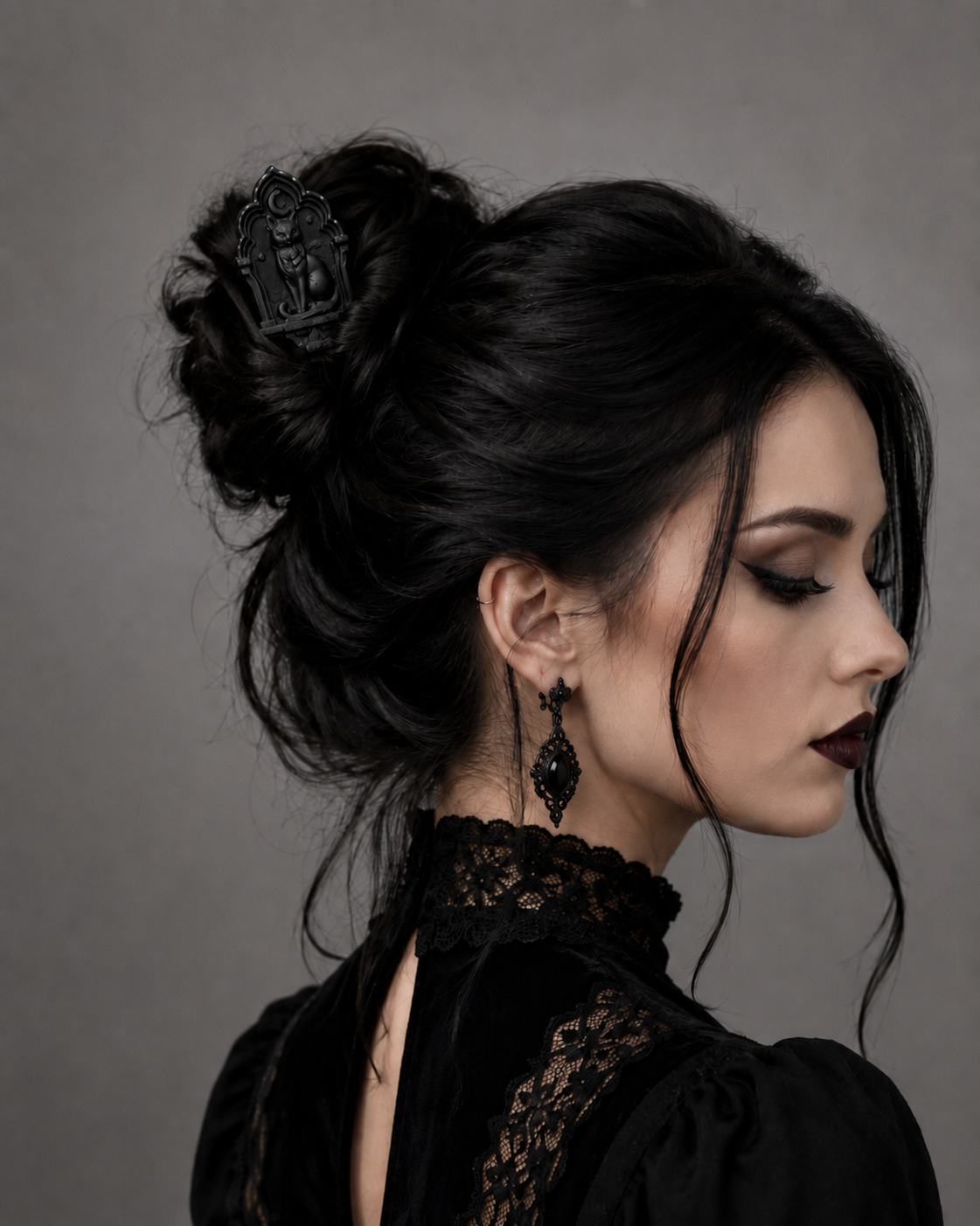 Gothic Cat Hair Stick