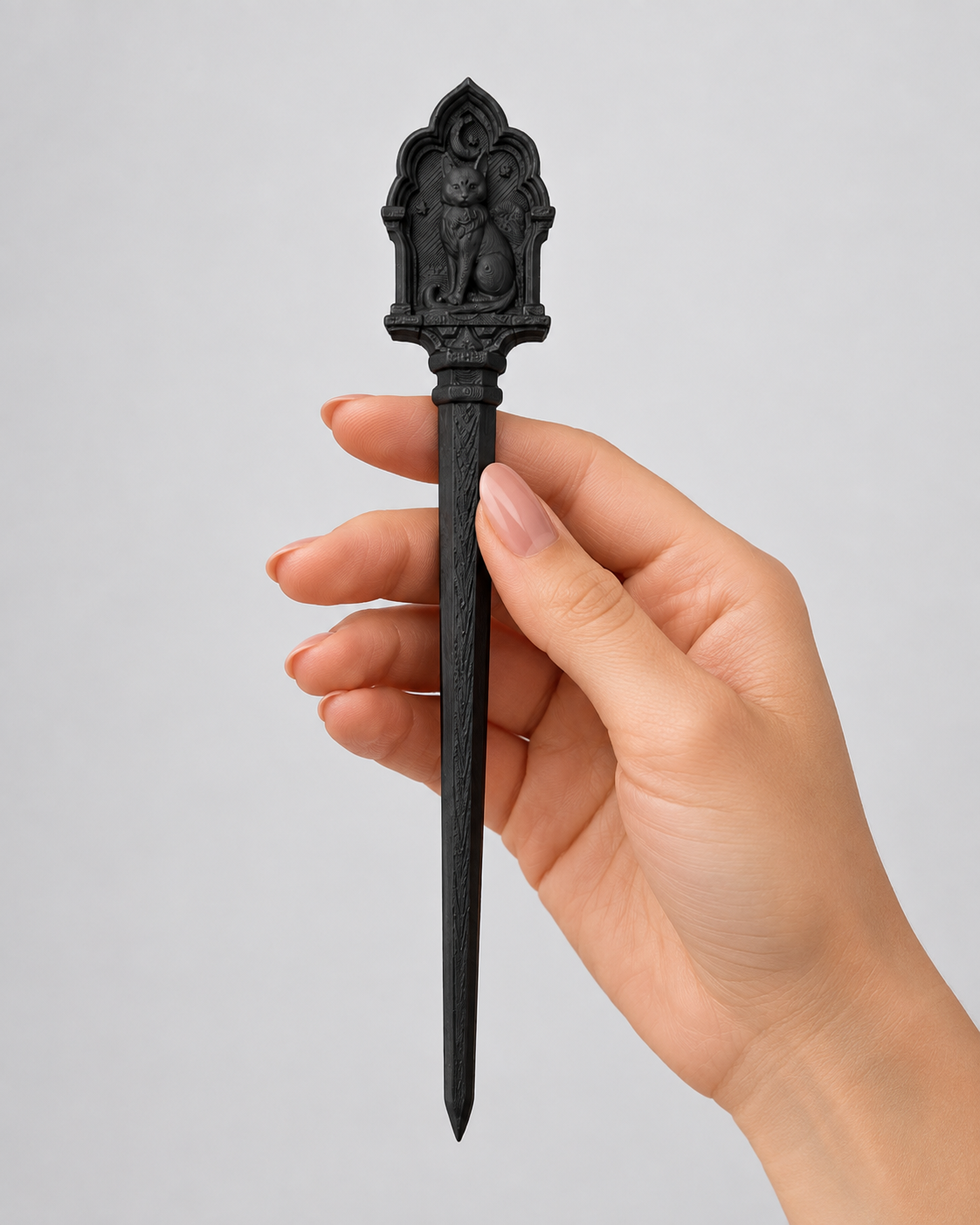 Gothic Cat Hair Stick