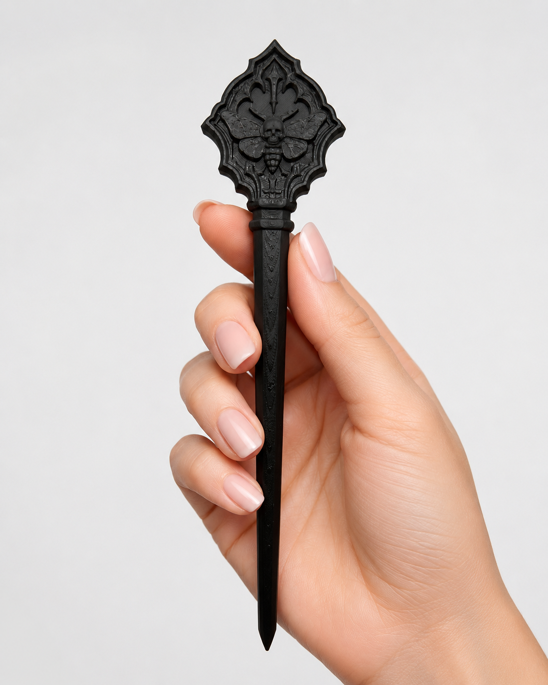 Gothic Death’s-Head Moth Hair Stick