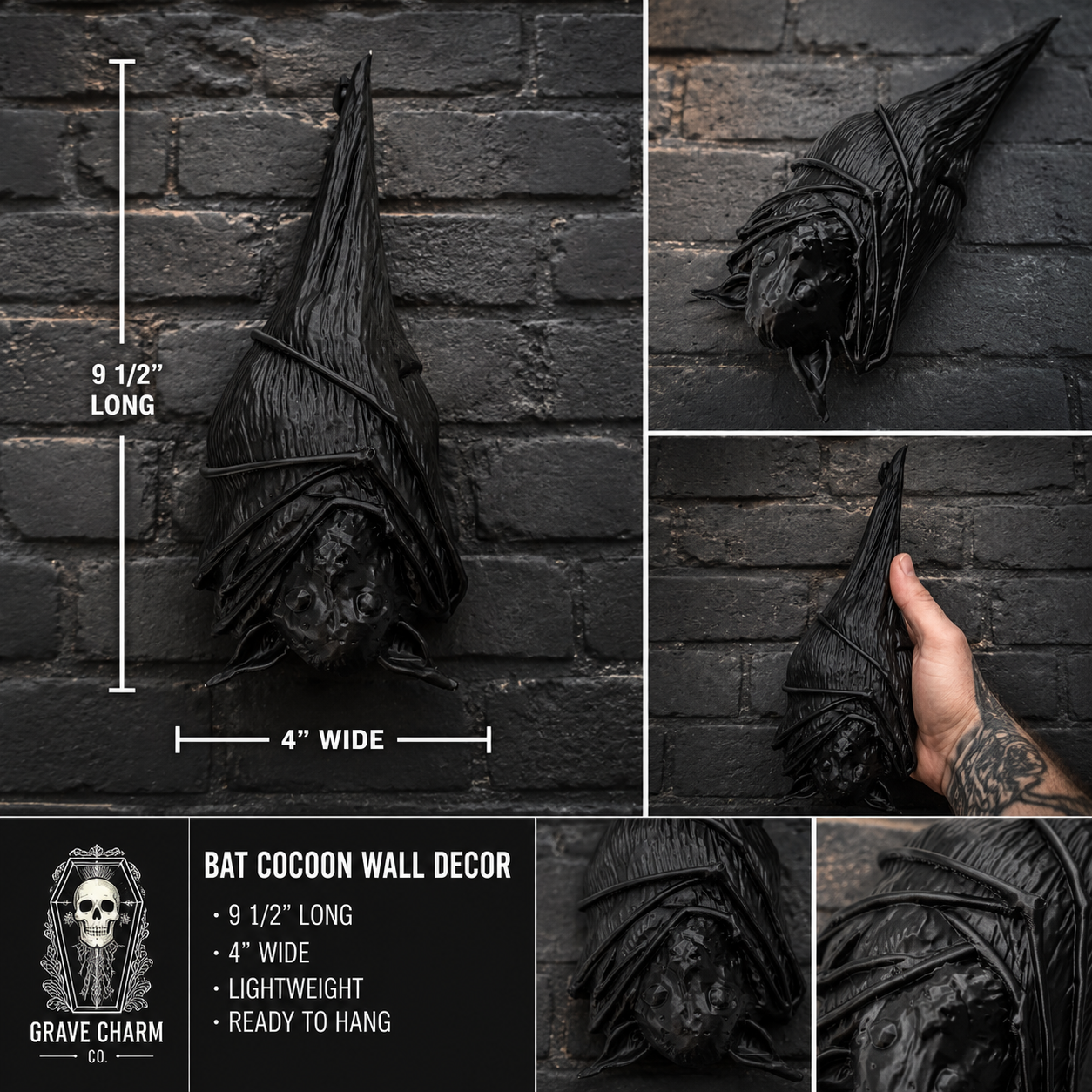 Hanging Bat Wall Decor
