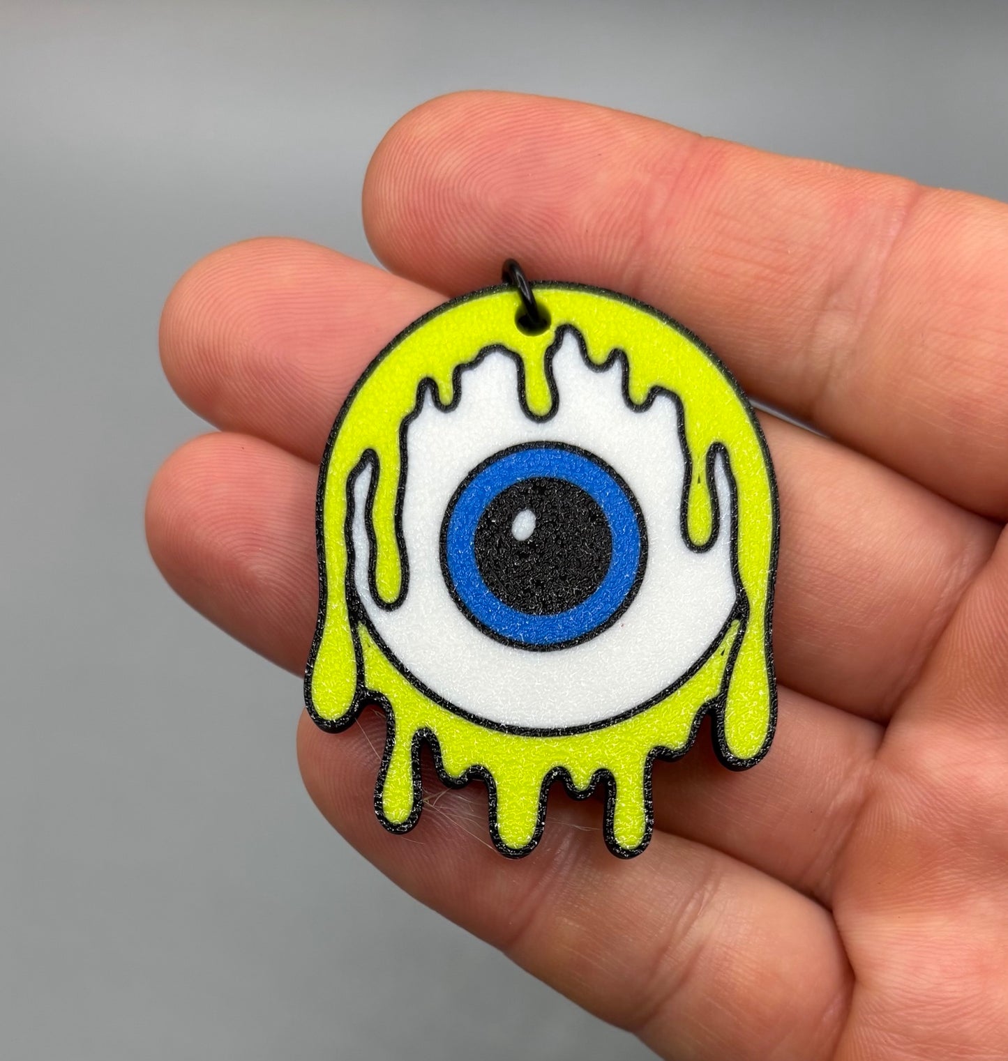 Melting Eyeball Keychain