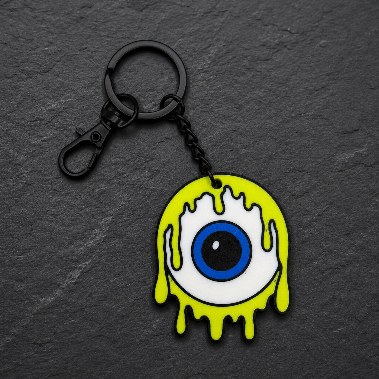 Melting Eyeball Keychain