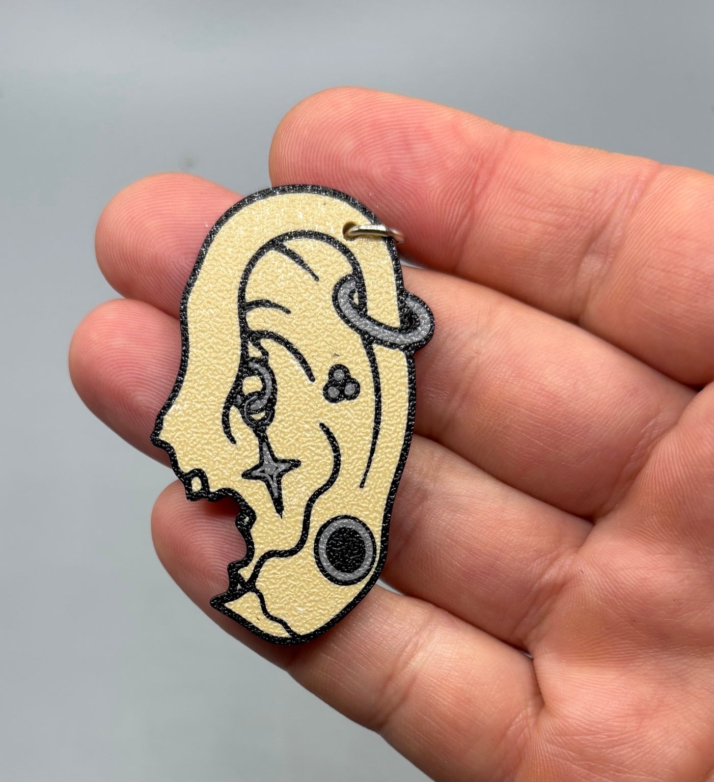 Pierced Ear Keychain