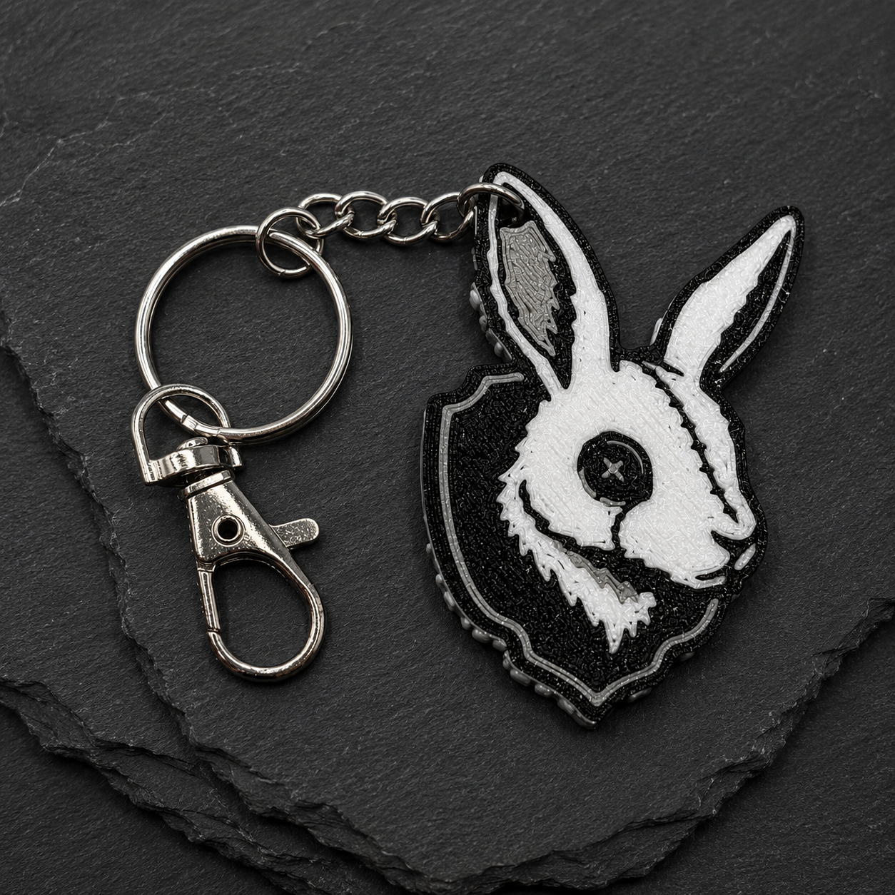 Rabbit Head Keychain