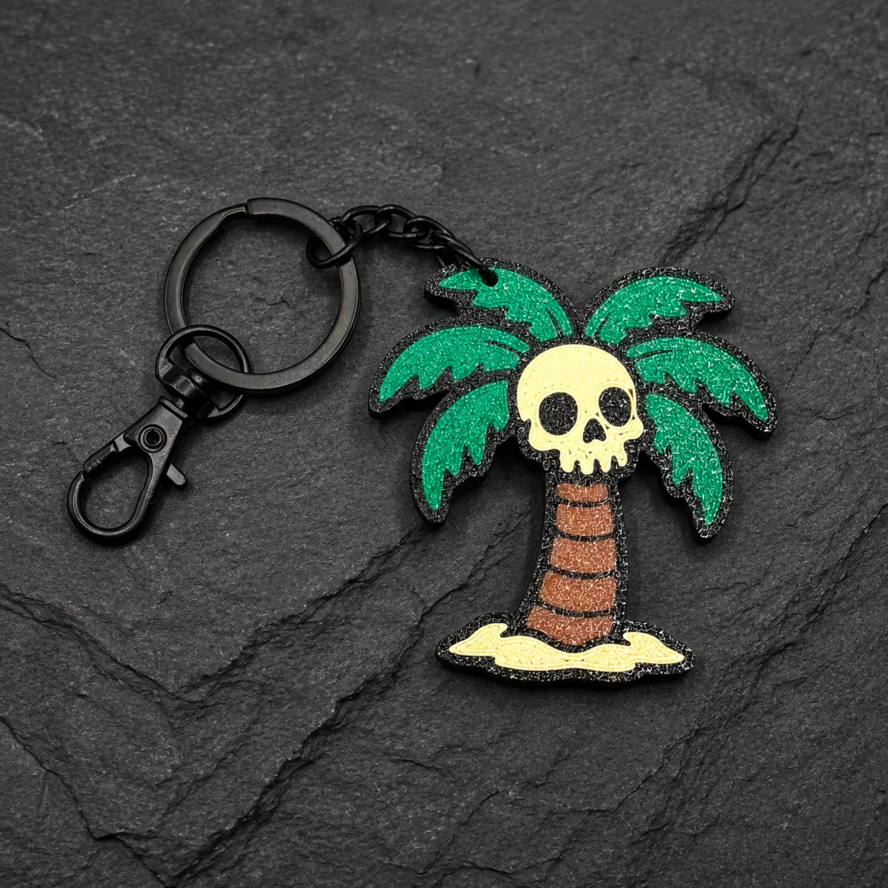Skull Palm Keychain