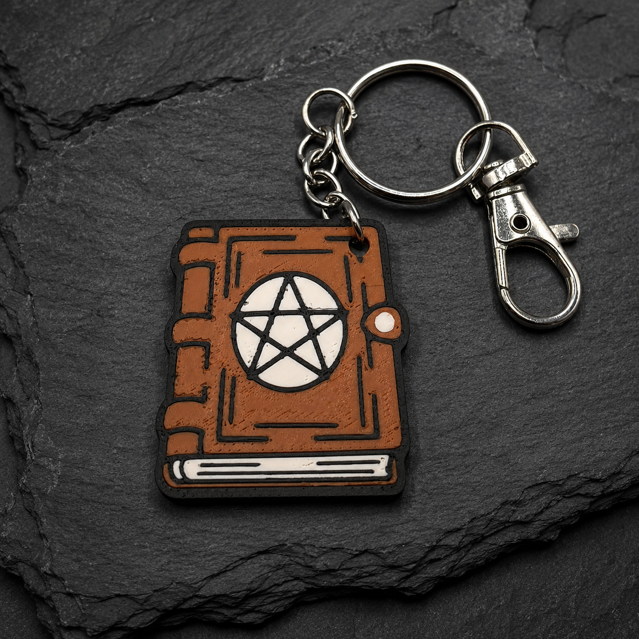 Spellbook Keychain