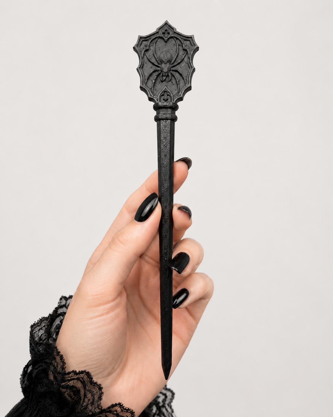 Gothic Spider Hair Stick