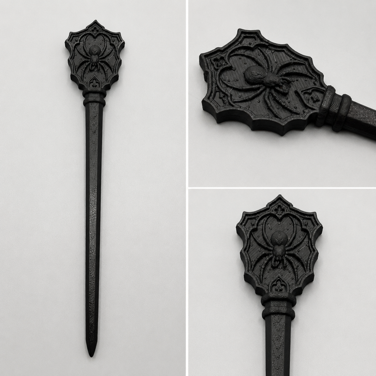 Gothic Spider Hair Stick