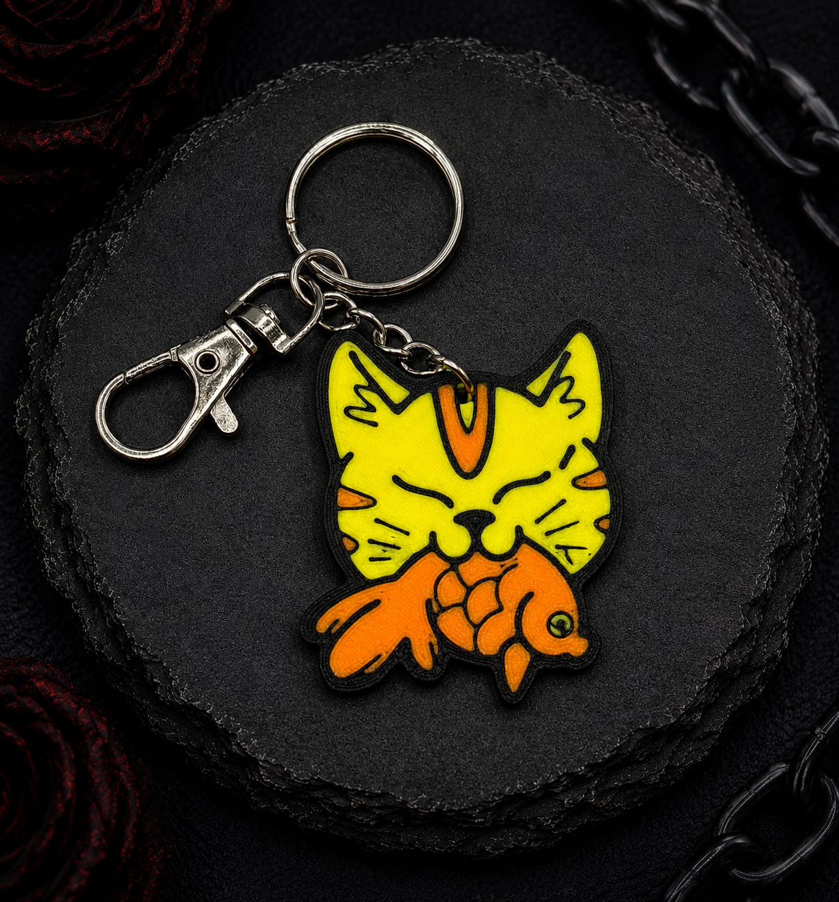 Sushi Cat Keychain