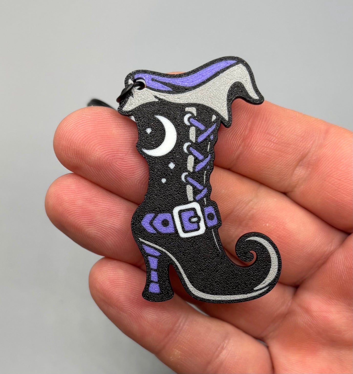 Witch Boot Keychain